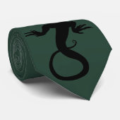 トカゲ アート タイ 涼しい爬虫類ギフト & トカゲファッション (ロール)