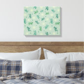 トカゲ キャンバスプリント (インサイチュ (寝室))
