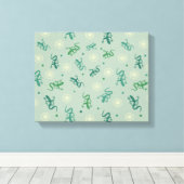 トカゲ キャンバスプリント (インサイチュ (ウッドフロア))