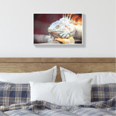 トカゲ キャンバスプリント (インサイチュ (寝室))