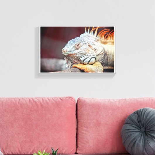 トカゲ キャンバスプリント (インサイチュ (リビング))