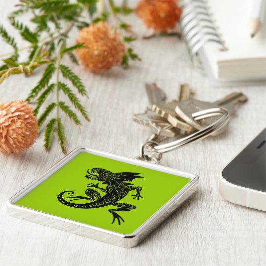 トカゲ キーホルダー (側面)