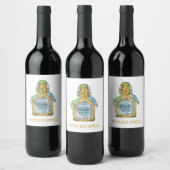 トカゲ・シェークスピア・マクベスの脚 ワインラベル (ボトル)