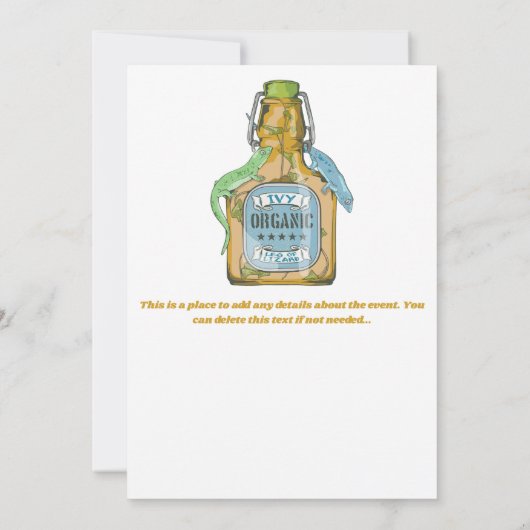 トカゲ・シェークスピア・マクベスの脚 案内状 (裏面)