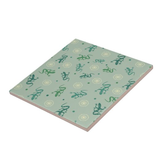 トカゲ タイル (側面)