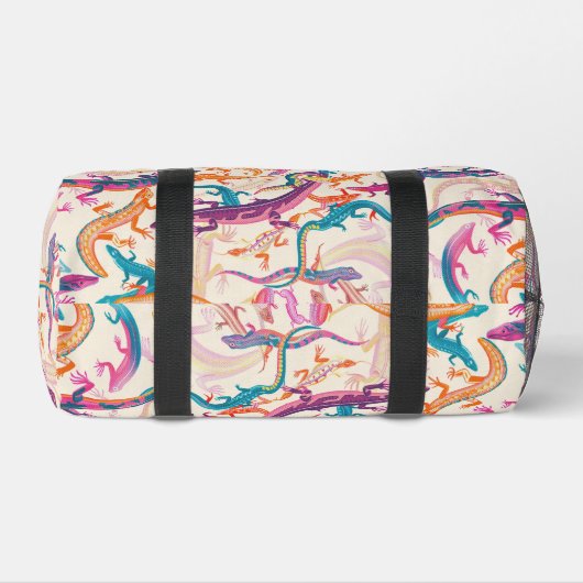 トカゲ ダッフルバッグ (底面)