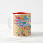 トカゲ ツートーンマグカップ (正面左)