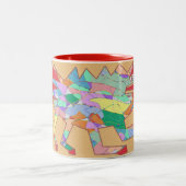 トカゲ ツートーンマグカップ (中央)