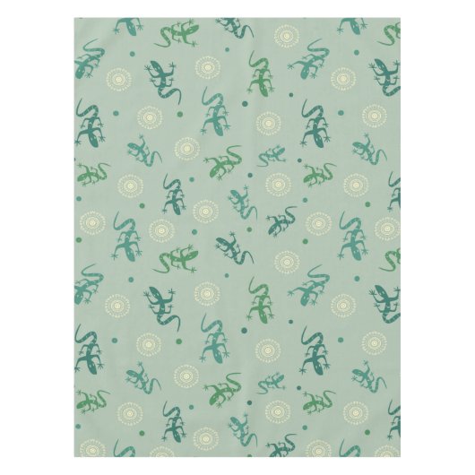 トカゲ テーブルクロス (正面)