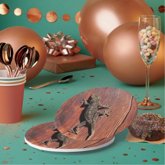 トカゲ ペーパープレート (複数)