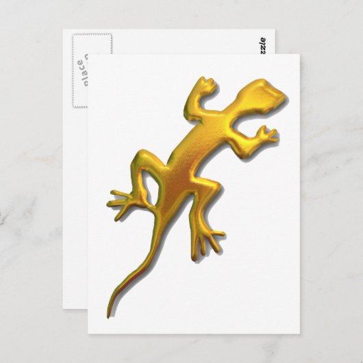 トカゲ ポストカード (正面/裏面)