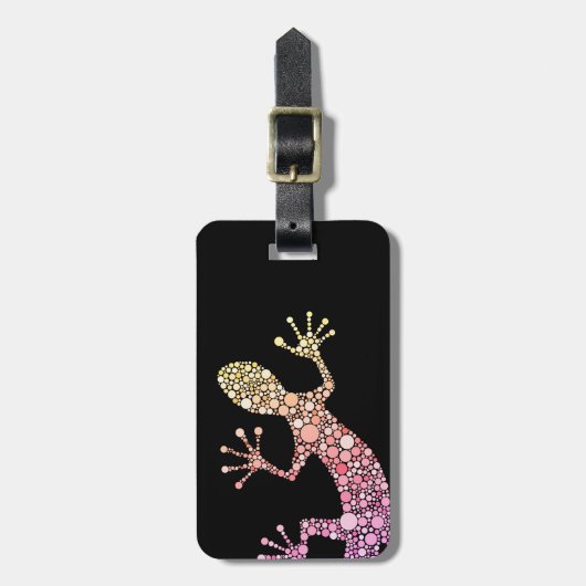 トカゲ ラゲッジタグ (正面縦)