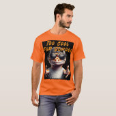 トカゲ - 学校が嫌いなほどクール Tシャツ (正面フル)