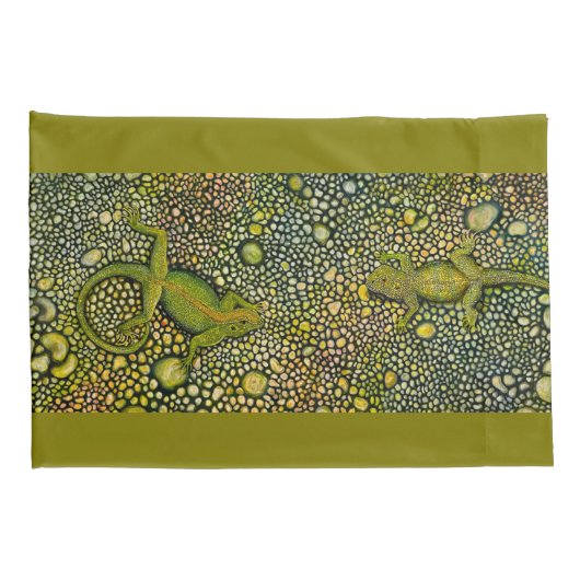 トカゲ 枕カバー (裏面-右)