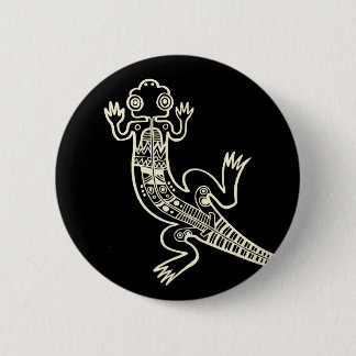 トカゲ 缶バッジ
