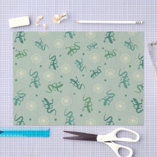 トカゲ 薄葉紙 (クラフト)