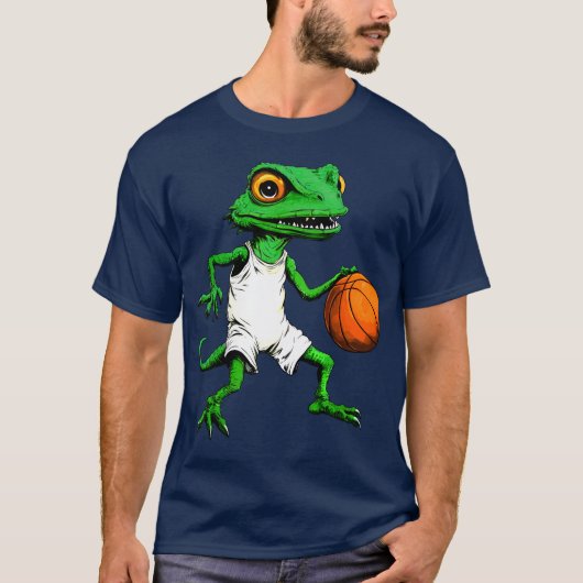 トカゲTシャツ Tシャツ (正面)