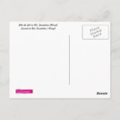 トカンチンス川の夕日 ポストカード (裏面)