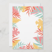 トカン誕生日招待状 シスター ガール トゥカン 招待状 (裏面)