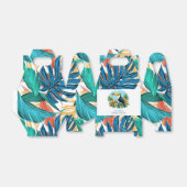 トカン トロピカル レインフォレスト サマー ブライダル シャワー フェイバーボックス (折り畳みなし)