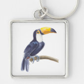 トカン、熱帯鳥 キーホルダー (正面)