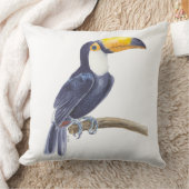 トカン、熱帯鳥 クッション (ブランケット)