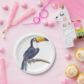 トカン、熱帯鳥 ペーパープレート (パーティー)
