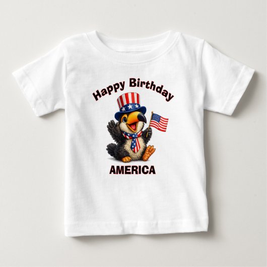 トカン（4k）愛国少年Tシャツ ベビーTシャツ (正面)
