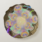 トカ風変わりゲ ラウンドクッション (裏面)