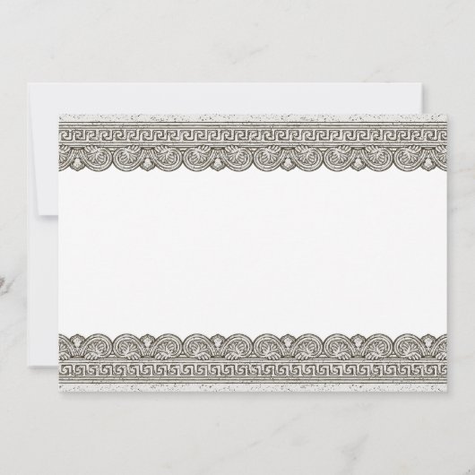 トガバースデーパーティーへの招待(石の要素) 招待状 (裏面)