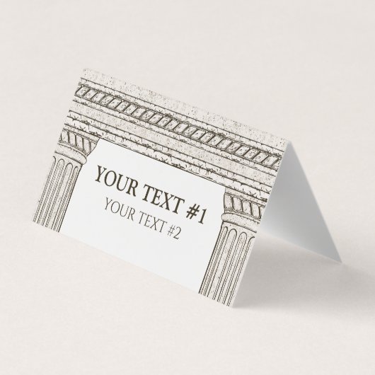 トガパーティーカスタム文字テーブルカード(列あり) 名刺 (裏面)