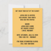 トガパーティー招待状 ギリシャ神 神様/女神 招待状 (裏面)