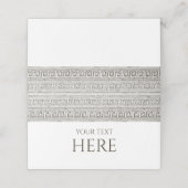 トガビュッフェシンボルや象徴、折り畳みケータリングプレースラベル プレイスカード (外部開封)