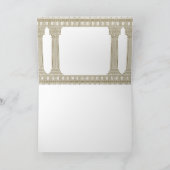 トガ誕生日ディナーパーティーとエレガント列 招待状 (内部)