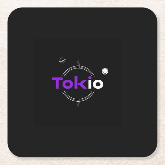 トキオサムライ スクエアペーパーコースター (正面)