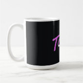 トキオ パープル ホワイト コーヒーマグカップ (左)