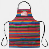トキシコ メキシカン サラペプリント エプロン (正面)