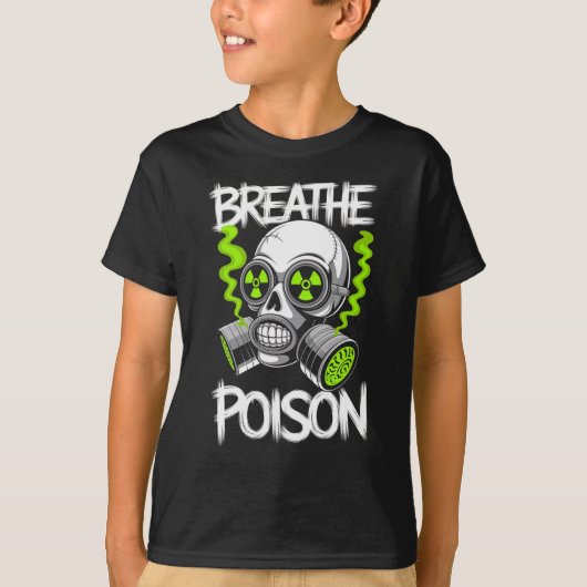 トキシックスカルドリフターステッカー Tシャツ (正面)