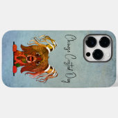 トキ中国のドッグ醜い顔 Case-Mate iPhoneケース (裏面 (横))