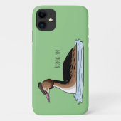 トキ素晴らしサギの鳥イラストレーション Case-Mate iPhoneケース (裏面)