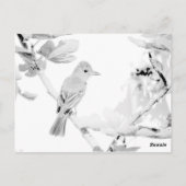 トキ素晴らしヒキ ポストカード (裏面)