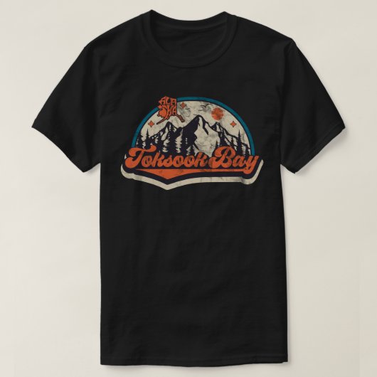トクソックベイ, アラスカ州 Tシャツ (デザイン正面)
