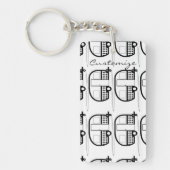 トクラシックラベルトレーラキャラバンサンダーコーブ キーホルダー (正面)