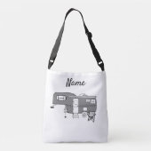 トクラシックラベルトレーラキャラバンサンダーコーブ クロスボディバッグ (裏面)