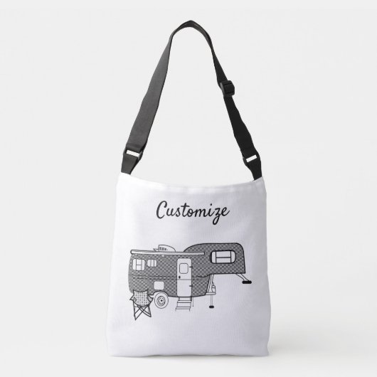 トクラシックラベルトレーラキャラバンサンダーコーブ クロスボディバッグ (正面)