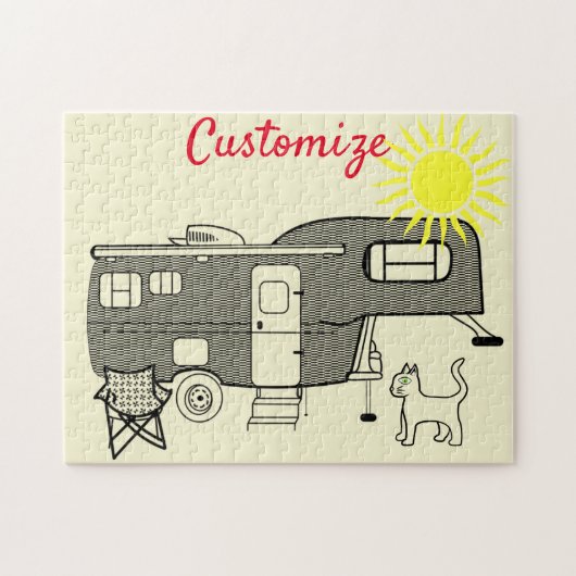 トクラシックラベルトレーラキャラバンサンダーコーブ ジグソーパズル (横)