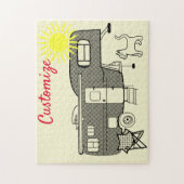 トクラシックラベルトレーラキャラバンサンダーコーブ ジグソーパズル (縦)