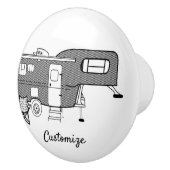 トクラシックラベルトレーラキャラバンサンダーコーブ セラミックノブ (右)