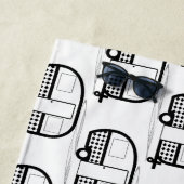 トクラシックラベルトレーラキャラバンサンダーコーブ ビーチタオル (インサイチュ)