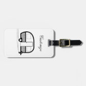 トクラシックラベルトレーラキャラバンサンダー_コーブ ラゲッジタグ (正面横)